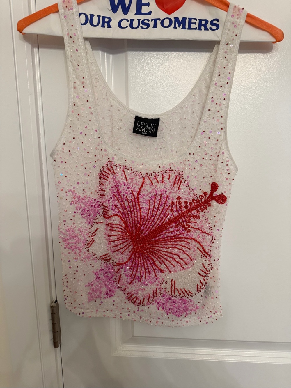 Leslie Amon Hibiscus Top
